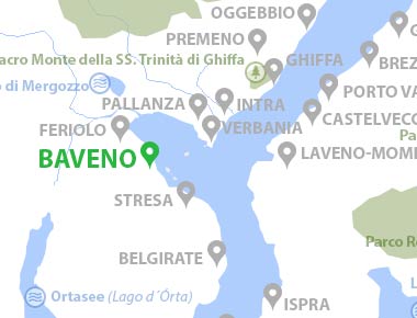 Karte Baveno
