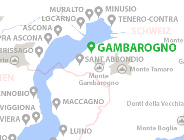 Karte Gambarogno
