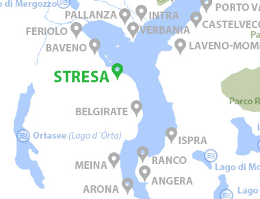 Karte von Stresa