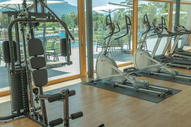 Fitnessstudio im Campofelice Camping Village